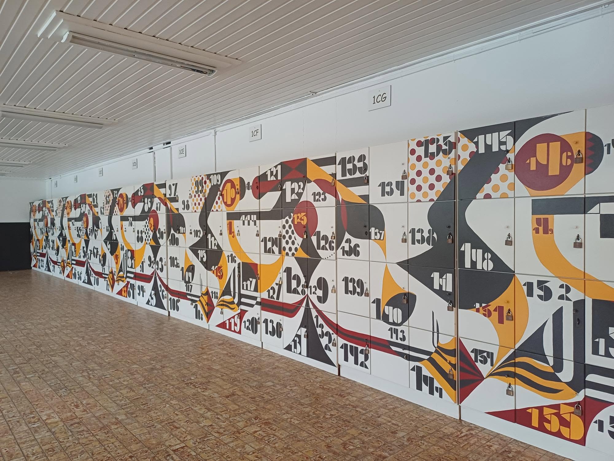 Les casiers du 1er degré ont leur fresque !